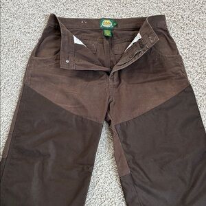 Cabela's Men's Dark Brown Canvas Work  Pants